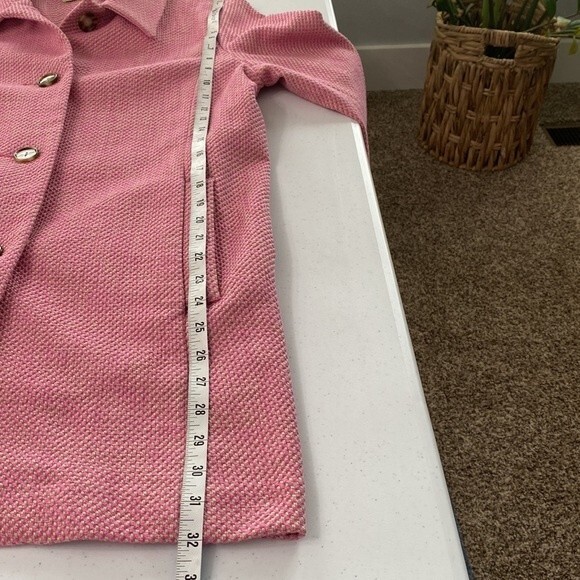 Sigrid Olsen Signature Button Front Tweed Spring Coat Jacket Long Sleeve Pockets - Picture 13 of 16